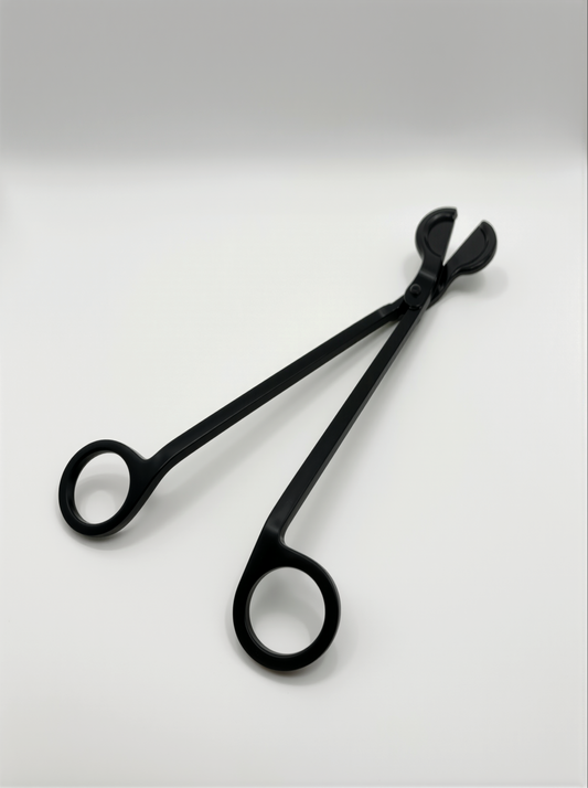 Matte Black Candle Trimmers on a white background